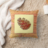 木製模造品とピネコン クッション (ブランケット)