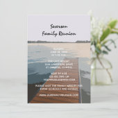 木製波止場オンレイクファミリー懇親会 招待状 (スタンド正面)