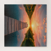 木製波止場 ジグソーパズル (横)