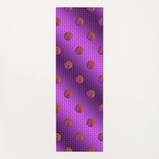 木製猪の年 ヨガマット (正面)