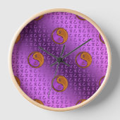 木製猪の年 壁時計 (正面)