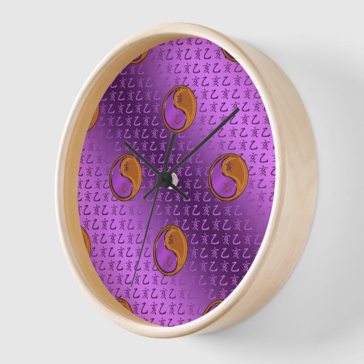 木製猪の年 壁時計 (傾斜)