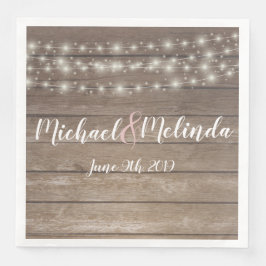 木製素朴のストリン結婚グライト