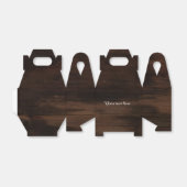 木製素朴の誕生日パーティーお願いボックス フェイバーボックス (折り畳みなし)