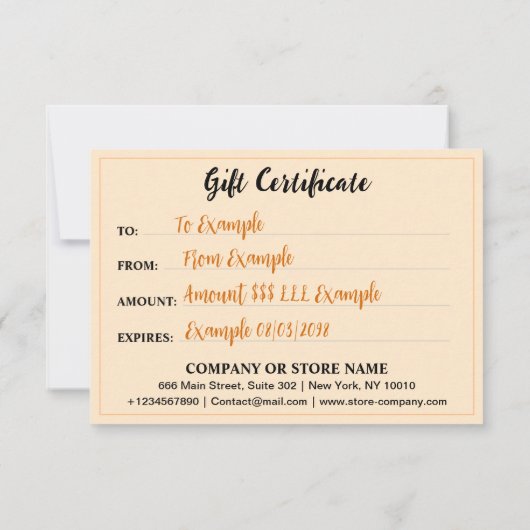 木製素朴ギフト券ユニーク（ロゴカード） (裏面)