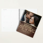 木製素朴ストリングライトウェディングプランナー プランナー手帳 (ディスプレー)