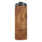 木製素朴チーク木質木目の写真 タンブラー (正面)