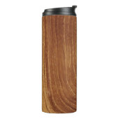 木製素朴チーク木質木目の写真 タンブラー (回転左)