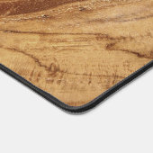 木製素朴チーク木質木目の写真 デスクマット (コーナー)