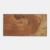 木製素朴チーク木質木目の写真 デスクマット (正面)