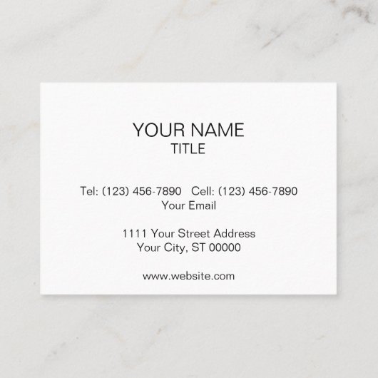 木製素朴フロアラインとマーキングのビジネスCa 名刺 (裏面)