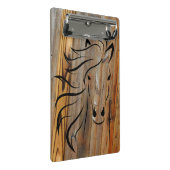 木製素朴ミニクリップボードのホース ミニクリップボード (アングル)