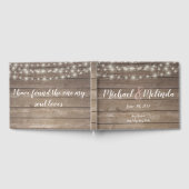 木製素朴ラ結婚イト ゲストブック (全面)