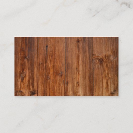 木製素朴ヴィンテージ名刺 名刺 (裏面)