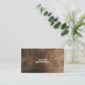 木製素朴名刺 名刺 (スタンド正面)