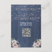 木製素朴照明フォト詳細エンクロージャカード エンクロージャーカード (裏面)