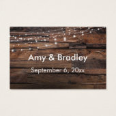 木製素朴&ライトウェディングRSVPオンラインインサート (裏面)