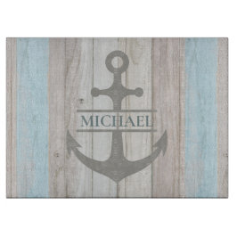 木製航海のボートいかり名 カッティングボード