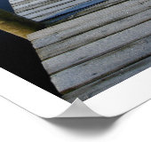 木製艇がダーウェントーターに着陸 ポスター (角)