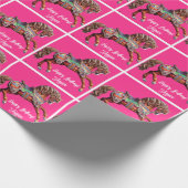 木製華美回転木馬馬 ラッピングペーパー (角)