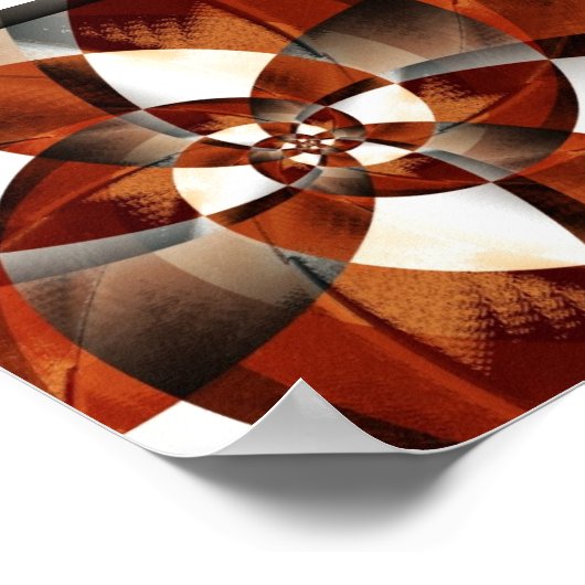 木製螺旋 ポスター (角)