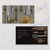 木製調理器具調理師/ベークビジネスカード 名刺 (正面/裏面)