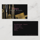 木製調理器具調理師/ベークビジネスカード 名刺 (正面/裏面)