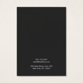 木製軟エレガント銀製イヤリング表示カード (裏面)