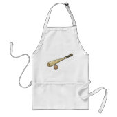 木製野球こうもり スタンダードエプロン (正面)
