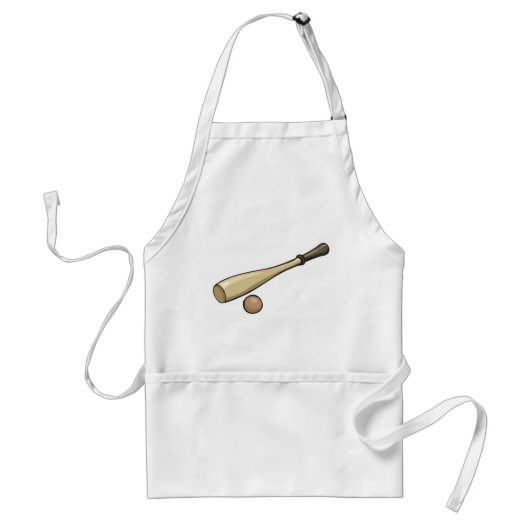 木製野球こうもり スタンダードエプロン (正面)