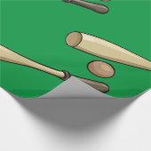 木製野球こうもり ラッピングペーパー (角)