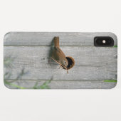 木製頭が切れるの電話バードハウス Case-Mate iPhoneケース (裏面(横))
