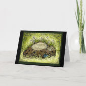 木製5周年結婚記念日ギフトカード カード (正面)