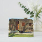 木製WOODカーバントレーラーポストカード ポストカード (スタンド正面)