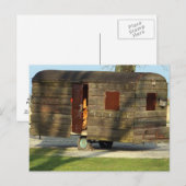 木製WOODカーバントレーラーポストカード ポストカード (正面/裏面)