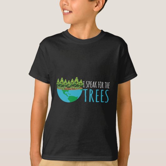 木話々の活動家環境Earth Da Tシャツ (正面)