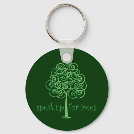 木話に登る – Tree Hugger キーホルダー (正面)