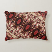 木調と汚れによる形状の反復 アクセントクッション (正面)