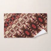 木調と汚れによる形状の反復 バスタオルセット (ハンドタオル)