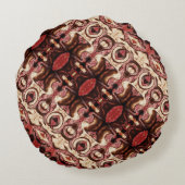 木調と汚れによる形状の反復 ラウンドクッション (裏面)