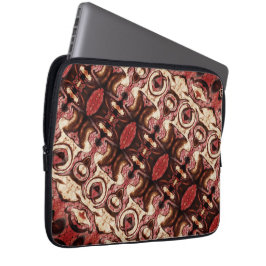 木調と汚れrの形状の繰り返し ラップトップスリーブ