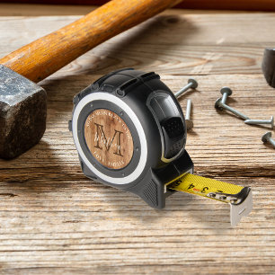 木調素朴モノグラムタンテープメジャー メジャー