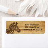 木象形縞模様 ラベル (インサイチュ)