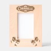 木質 レーザー彫刻フレーム (正面)