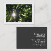 木輝く間の太陽 名刺 (正面/裏面)