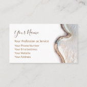 木造のインオーガニックテリアデザインと家具！ 名刺 (裏面)