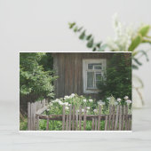 木造の小屋の招待状 招待状 (スタンド正面)