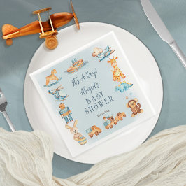木造の少年だ |おもちゃ詰まった赤ちゃんシャワー スタンダードカクテルナプキン