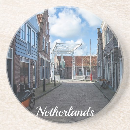 木造の橋を伝統的持つオランダ村 コースター (正面)