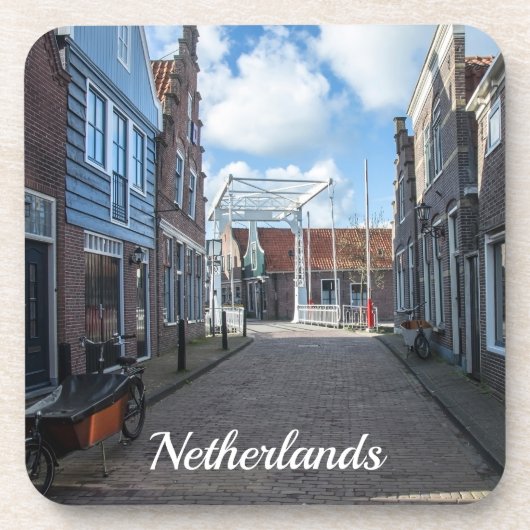 木造の橋を伝統的持つオランダ村 コースター (正面)